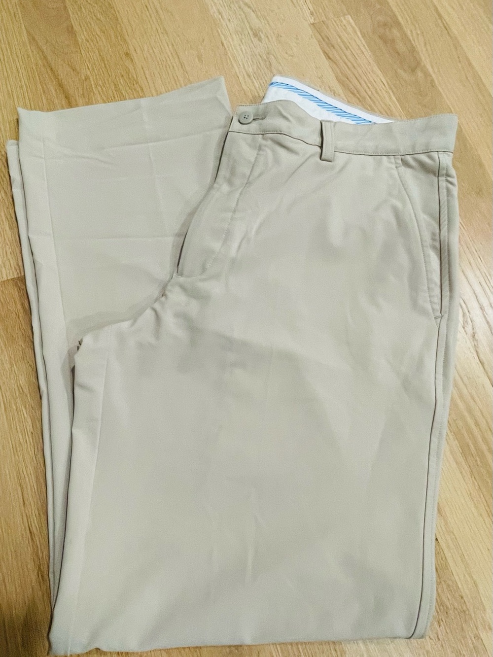 FootJoy Men's Beige Khaki Chino Pants